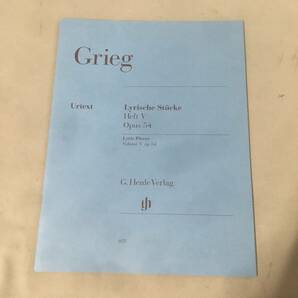 ◆Grieg Edvard Lyrische Stuecke Heft V opus 54 楽譜 【24/0201/01の画像1