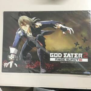 ●未開封 ジュリウス デスクマット GOD EATER 2 RAGE BURST：ゴッドイーター2 レイジバースト アニメイト購入特典　【24/0201/01