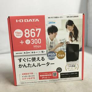 ◎IO DATA WN-DX1200GR 360コネクト搭載 867Mbps対応 Wi-Fi 5 ルーター　【24/0209/01