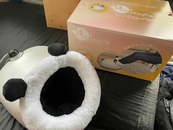 パンダ　フッドウォーマー　冷え性用　健康器具　ホット　