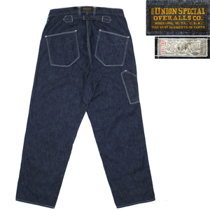 未使用 ! FREEWHEELERS 1890s GOLDEN SPIKE OVERALLS デニム ワーク パンツ W34♪ フリーホイーラーズ Bootleggers マッコイ buco トイズ