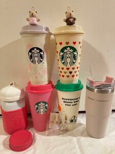 スタバ　タンブラー ベアリスタ リユーザブルカップ スタバ STARBUCKS オリガミ　桜