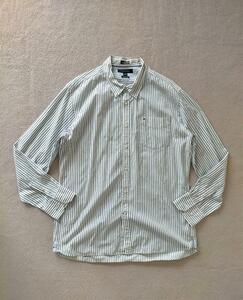 TOMMY HILFIGER　トミーヒルフィガー ストライプBDシャツ XL m59811307635