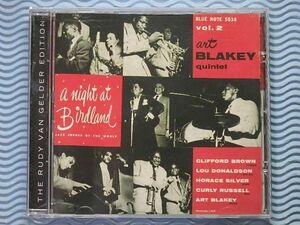 [輸入盤]アート・ブレイキー「バードランドの夜 Vol.2(+2)/A Night at Birdland, Volume Two」Art Blakey/RVG/リマスター/EU盤/名盤/良品