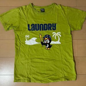 【希少】東京ヤクルトスワローズ　laundry コラボ　Tシャツ　グリーン　Mサイズ
