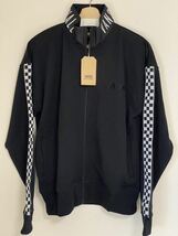 VANS × DELUXE TRYCK BLOUSON LサイズBLACK バンズ デラックス　トラックジャケット ジャージ 黒 ブラック ジャケット L _画像1