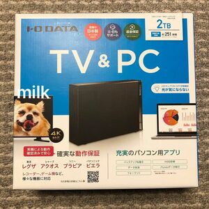 I-O DATA HDD-UTL2K [HDD-UTLシリーズ 2TB] USB 3.2 Gen1対応ハードディスク TV＆PC