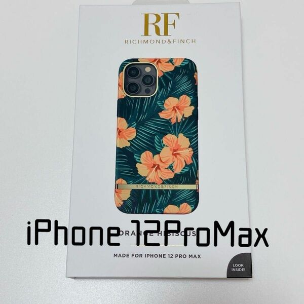 iPhone 12ProMax ケース 北欧　耐衝撃 Qi充電 ワイヤレス充電 Richmond & Finch