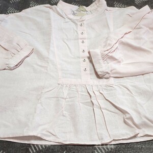 sa man sa Moss Moss stand-up collar gya The - blouse pink SM2 unused goods 