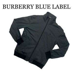 BURBERRY BLUE LABEL バーバリーブルーレーベル ジャケット 薄手 ワンポイント ノバチェック M ダークグレー系