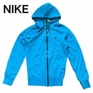 NIKE ナイキ ジップパーカー パーカー ターコイズブルー エメラルドグリーン M