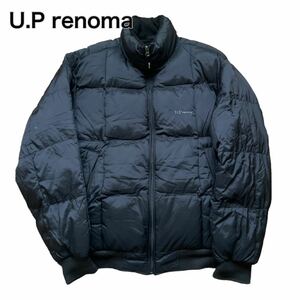 U.P renoma レノマ ダウンジャケット 黒ブラック M キルティング