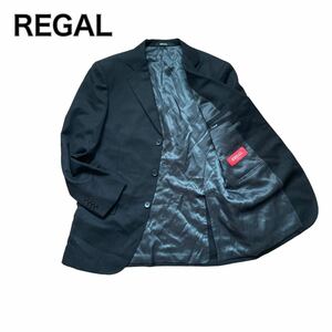 REGAL リーガル テーラードジャケット 黒ブラック 紳士 ビジネス M