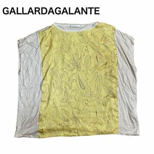  GALLARDAGALANTE ガリャルダガランテ ノースリーブ カットソー ペイズリーF