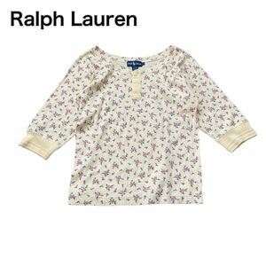 Ralph Lauren ラルフローレン 花柄 Tシャツ 長袖カットソー L