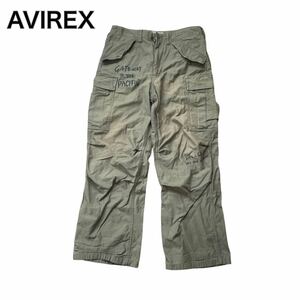 AVIREX アヴィレックス カーゴパンツ カーキ ミリタリー L 古着