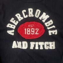 Abercrombie&Fitchアバクロビー&フィッチ 長袖Tシャツ カットソー M ネイビー紺_画像8