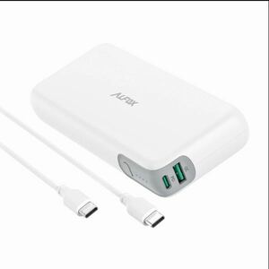 Alfox モバイルバッテリー 20000mAh 60WPD3.0&QC3.0 超高速充電/USB-A+USB-C/ PSE認証 ホワイト