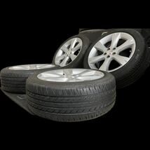 2022年製.国産タイヤ付 レガシィ 215/45R17 7J+55 5穴 PCD100 M14 ハブ56 純正17インチ アルミ ホイール 5H ピッチ100 MADEinJAPAN BP5 BL5_画像2