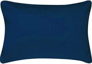 AYO 枕カバー 高級棉100％ 全サイズピローケース ホテル品質 サテン織 300本高密度 (ネイビー, 43*63cm) I81