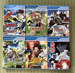 [ used ] summarize 6 game WSC WonderSwan color ( Inu Yasha,Arc The Lad, Shaman King, digimon,ONEPIECE, crash gear )