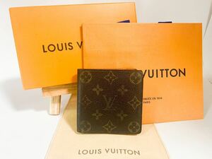 ルイヴィトン LOUIS VUITTON 2つ折り財布 M61665 ポルト ビエ・カルト クレディ モネ 財布 モノグラム