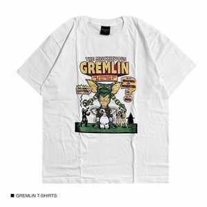 新品 海外映画 グレムリン GREMLINS 半袖 Tシャツ ムービーT バンドT ホワイト Lサイズ
