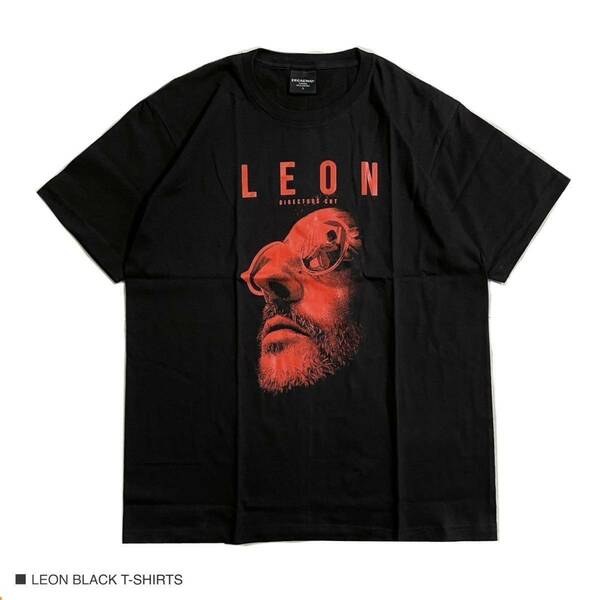 新品 海外映画 LEON レオン 半袖 Tシャツ ロック バンドT ムービーT ブラック アメカジ カジュアル シャツ