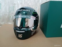 　F1 1/2ヘルメット　L.ストロール　アストンマーティン 2023 LANCE STROLL 2023 ASTON MARTIN STILO _画像1