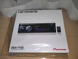 送料込　パイオニア carrozzeria DEH-7100 Bluetooth/CD/USB/TUNER MAIN UNIT 1D ヘッドユニット未使用未開封　