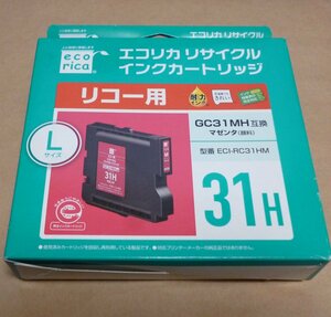 ★RICOH◆インクカートリッジ・GC31MH互換◆マゼンタ◆エコリカ◆未使用★