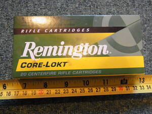 AMMO空箱LF Remington 30-30 WIN 150 Gr COKT SP 1箱（トレイ付き）