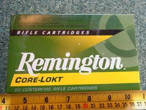 AMMO空箱LF Remington 303 BRITISH 180 CORE-LOKT R303B1 Gr SOFT POINT 1箱（トレイ付き）