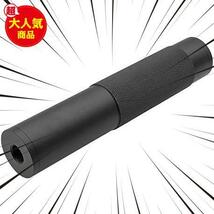 硬質アルマイト仕上【 良品武品 】 14mm正ネジ 逆ネジ 両方対応 5.56mm NATO サイレンサー サプレッサー アルミ製 （全長189mm_画像4