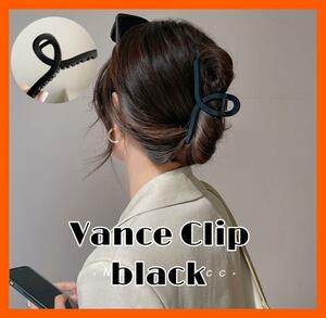  Vance hair clip Korea fashion largish stylish black black 