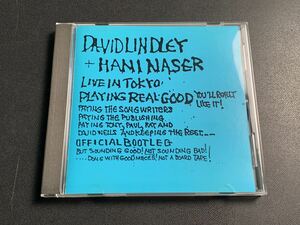 #6/レア/David Lindley + Hani Naser『Live in Tokyo Playing Real Good』Official Bootleg/US盤CD デヴィッド・リンドレー+ハニ・ナセル