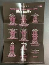 #6/ DOUBLE(ダブル)『Life is beautiful』CD/ スリーブケース仕様、TAKAKO、JAZZアレンジ・カヴァー、三木俊雄、大野雄二、Soulive、m-flo_画像7