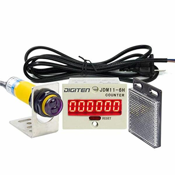 【大特価】DIGITEN デジタルLEDカウンター 光電スイッチセンサー リフレクター自動