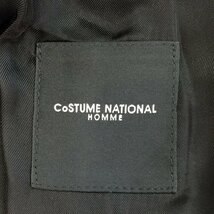 ●超美品 コスチュームナショナルオム CoSTUME NATIONAL HOMME ウール ピークドラペルジャケット メンズ44 ブラック 長袖 40G129 2AB/90740_画像5