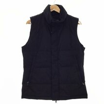 ●超美品 wjk ダブルジェーケー 裏地カモフラ ダウンベスト メンズXL ブラック 2827 cf11e-standard down vest アウター ブルゾン2AB/90751_画像1