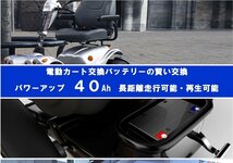 限定、SC38　2個セット電動カートバッテリー、寿命を4倍、実績のパルスを装着、バッテリー専門店のスズキ、ヤマハ電動バッテリー、パワー違_画像5