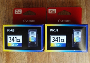 Canon製 PIXUS用インク 大容量３色カラー BC-341XL 2個セット 未開封品