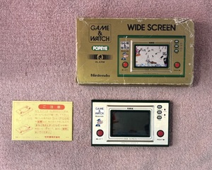  Game & Watch Popeye POPEYE box extra nintendo GAME&WATCH