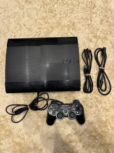 PS3 本体 セット 500GB ブラック SONY PlayStation3 CECH-4300C 作動確認 初期化済 