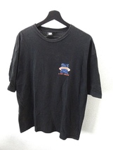 ワーナーブラザーズ■SPACE JAM：スペースジャム■両面プリント Tシャツ■ブラック■Lsize■ムービーT ラップT アニメT_画像4