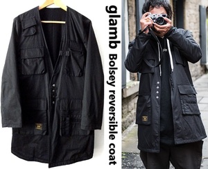 glamb: gram /Bolsey reversible coat/ no color reversible coat / black /size2/borusi- reversible coat / jacket 