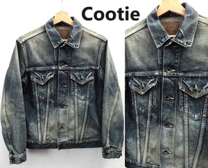 Cootie：クーティー/557XX 3rdタイプ/ヴィンテージ加工 赤耳デニム トラッカージャケット/ジージャン/インディゴ/Ssize/セルビッチ