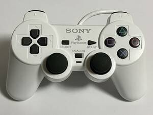 美品 PS2 アナログコントローラー SCPH-10010 ホワイト 動作確認済み プレイステーション2 プレステ2