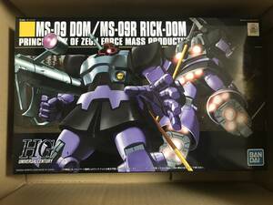 新品・未開封品★ガンプラ HGUC 1/144 MS-09 ドム/MS-09R リック・ドム 『機動戦士ガンダム』★検)MG RG 黒い三連星 ズゴック ゲルググ