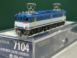 TOMIX EF65 2089 JR貨物更新車 品番7104 訳あり 少し残念 格安出品 KATO パンタグラフに交換 トミックス EF65 2000